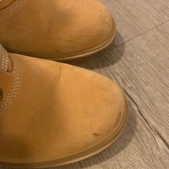 Timberland Women’s 650 Classic Wheat Brown / Winter Boot Leather Nubuck Size 8M - Picture 5 of 8